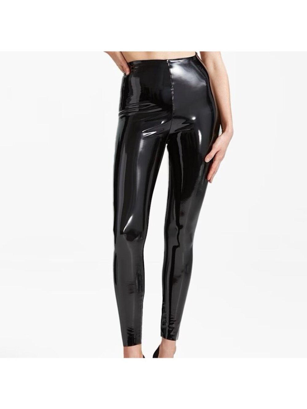 Commando Faux Patent Leather Leggings Small Black